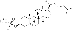 CAS 登录号：6614-96-6, 胆固醇硫酸酯钾盐