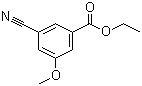 3-甲氧基-5-氰基苯甲酸乙酯分子结构 (CAS 661458-28-2)