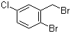 1-溴-2-溴甲基-4-氯苯分子结构 (CAS 66192-24-3)