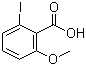 2-碘-6-甲氧基苯甲酸分子结构 (CAS 66195-39-9)