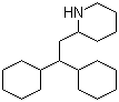 CAS # 6621-47-2, Perhexiline, 2-(2,2-Dicyclohexylethyl)piperidine