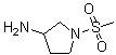 structure of CAS# 662116-71-4, 3-氨基-1-(甲基磺酰基)吡咯烷