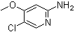 5-氯-4-甲氧基吡啶-2-胺分子结构 (CAS 662117-63-7)