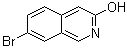 7-溴-3-羟基异喹啉分子结构 (CAS 662139-46-0)