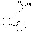 structure of CAS# 6622-54-4, 3-(咔唑-9-基)丙酸