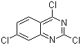 2,4,7-三氯喹唑啉分子结构 (CAS 6625-94-1)
