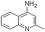 2-甲基喹啉-4-胺分子结构 (CAS 6628-04-2)