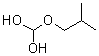 CAS # 6630-97-3, (2-Methylpropoxy)methanediol, NSC 55832
