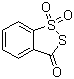 structure of CAS# 66304-01-6, 3H-1,2-Benzodithiol-3-one-1,1-dioxide