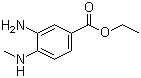 3-氨基-4-(甲基氨基)苯甲酸乙酯分子结构 (CAS 66315-23-9)