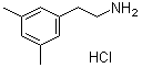 3,5-二甲基苯乙胺盐酸盐分子结构 (CAS 6632-31-1)