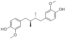 二氢愈创木脂酸分子结构 (CAS 66322-34-7)