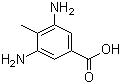 structure of CAS# 6633-36-9, 3,5-二氨基-4-甲基苯甲酸