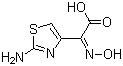 structure of CAS# 66338-96-3, 2-(2-Aminothiazole-4-yl)-2-hydroxyiminoacetic acid