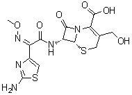 脱乙酰基头孢噻肟分子结构 (CAS 66340-28-1)
