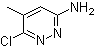 6-氯-5-甲基哒嗪-3-胺分子结构 (CAS 66346-87-0)