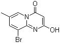 9-溴-2-羟基-7-甲基-4H-吡啶并[1,2-a]嘧啶-4-酮分子结构 (CAS 663619-90-7)