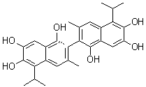 阿朴棉子酚分子结构 (CAS 66389-74-0)