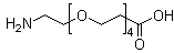 3-[2-[2-[2-(2-氨基乙氧基)乙氧基]乙氧基]乙氧基]丙酸分子结构 (CAS 663921-15-1)