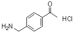 structure of CAS# 66522-66-5, 1-[4-(氨基甲基)苯基]乙酮盐酸盐