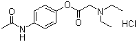 structure of CAS# 66532-86-3, 盐酸丙帕他莫