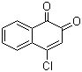 structure of CAS# 6655-90-9, 4-Chloro-1,2-naphthoquinone