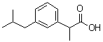 structure of CAS# 66622-47-7, alpha-甲基-3-(2-甲基丙基)苯乙酸