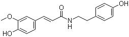structure of CAS# 66648-43-9, N-trans-Feruloyltyramine