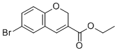 structure of CAS# 66670-55-1, 6-溴-2H-色烯-3-羧酸乙基酯