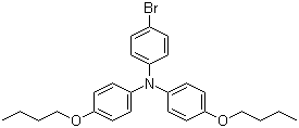 structure of CAS# 666711-17-7, 4-溴-N,N-双(4-丁氧基苯基)苯胺