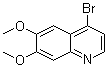 4-溴-6,7-二甲氧基喹啉分子结构 (CAS 666734-51-6)
