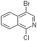 4-溴-1-氯异喹啉分子结构 (CAS 66728-98-1)