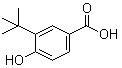 3-叔丁基-4-羟基苯甲酸分子结构 (CAS 66737-88-0)