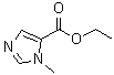 1-甲基-1H-咪唑-5-羧酸乙酯分子结构 (CAS 66787-70-0)