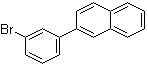 2-(3-溴苯基)萘分子结构 (CAS 667940-23-0)