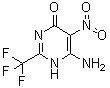 CAS # 668-44-0, 6-Amino-5-nitro-2-(trifluoromethyl)-4(1H)-pyrimidinone
