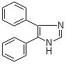structure of CAS# 668-94-0, 4,5-Diphenyl-1H-imidazole