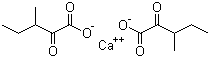structure of CAS# 66872-75-1, alpha-Keto-isoleucine calcium salt
