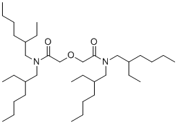 2,2'-氧双(N,N-双(2-乙基己基)乙酰胺)分子结构 (CAS 669087-46-1)