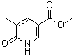 structure of CAS# 66909-31-7, 1,6-二氢-5-甲基-6-氧代-3-吡啶羧酸甲酯