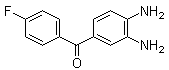 structure of CAS# 66938-86-1, (3,4-二氨基苯基)(4-氟苯基)甲酮