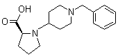 1-[1-(苯甲基)-4-哌啶基]-L-脯氨酸分子结构 (CAS 669713-67-1)