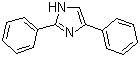 2,4-二苯基咪唑分子结构 (CAS 670-83-7)