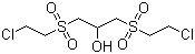 structure of CAS# 67006-35-3, 1,3-Bis(chloroethyl sulfonyl)propanol