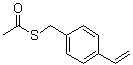 CAS # 67030-86-8, Ethanethioic acid S-[(4-ethenylphenyl)methyl] ester