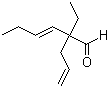 CAS 登录号：67140-10-7, (E)-2-烯丙基-2-乙基-3-己烯醛