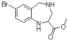 CAS # 672309-91-0, 7-Bromo-2,3,4,5-tetrahydro-1H-1,4-benzodiazepine-2-carboxylic acid methyl ester