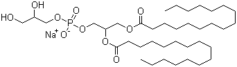 structure of CAS# 67232-81-9, 1,2-棕榈酰磷脂酰甘油钠盐