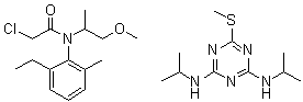 CAS 登录号：67257-13-0, 异丙甲草胺-扑草净混合物