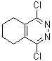 structure of CAS# 67279-24-7, 1,4-Dichloro-5,6,7,8-tetrahydrophthalazine
